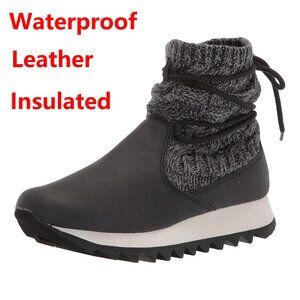 Brand New Merrell Women ALPINE PULL ON KNIT BOOTS-Waterproof, Insulated, Leather